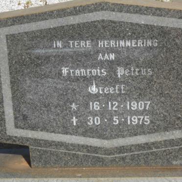 GREEFF Francois Petrus 1907-1975
