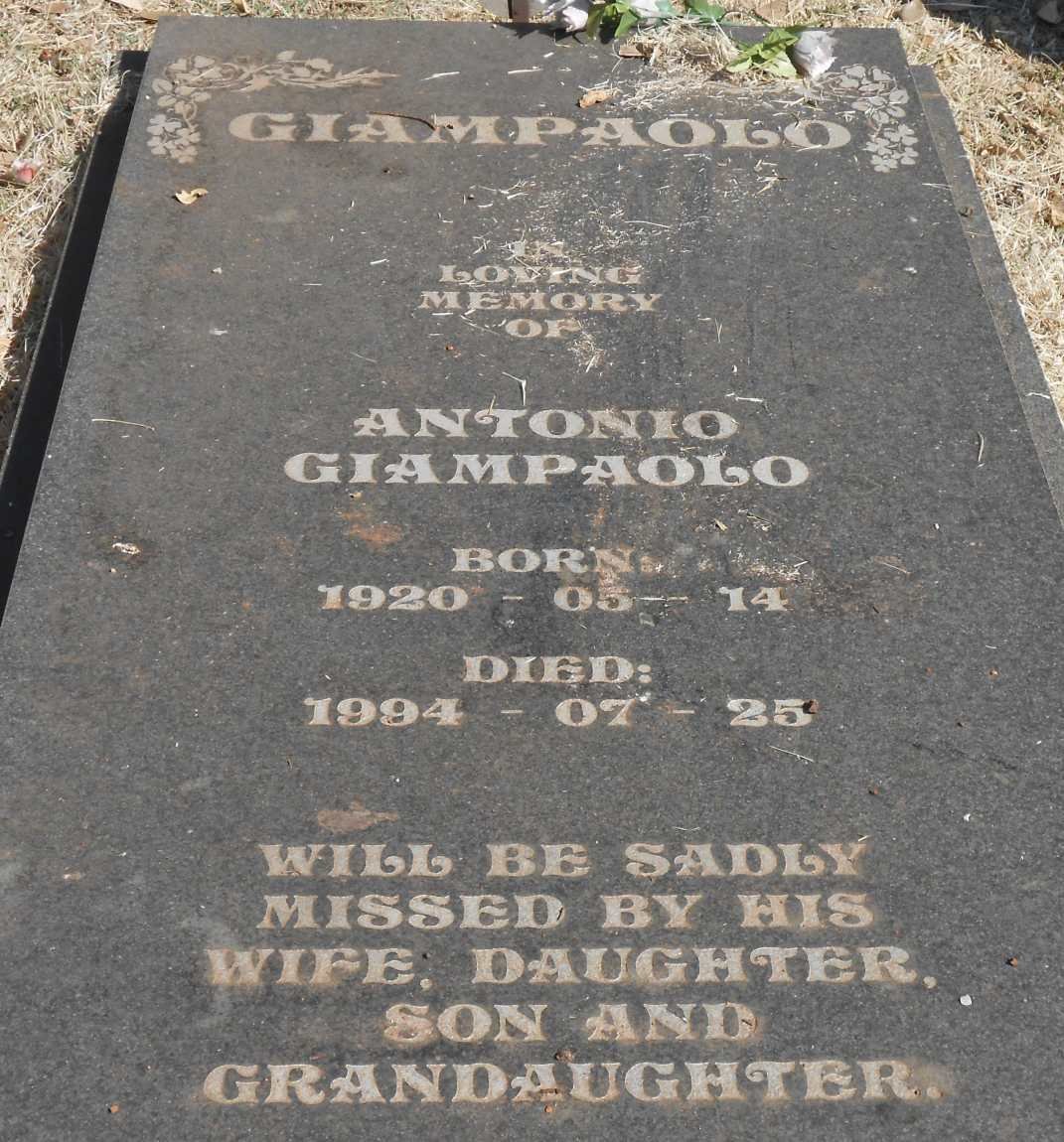 GIAMPAOLO Antonio 1920-1994