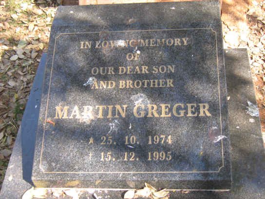 GREGER Martin 1974-1995