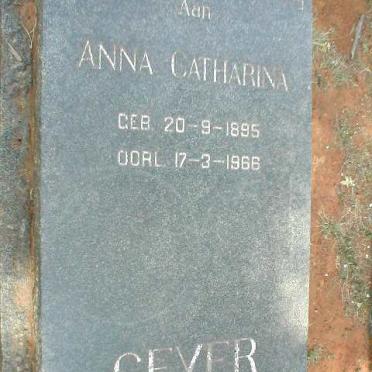 GEYER Anna Catharina 1895-1966