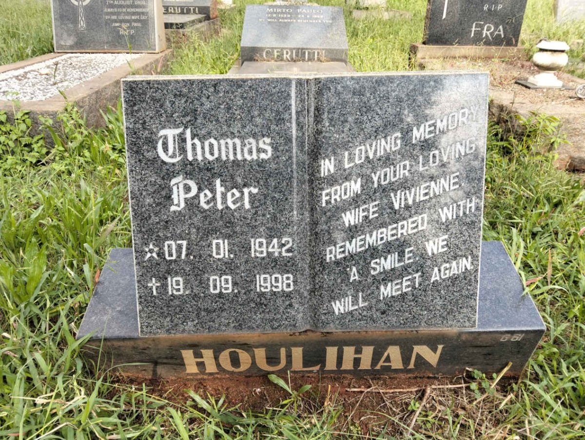 HOULIHAN Thomas Peter 1942-1998