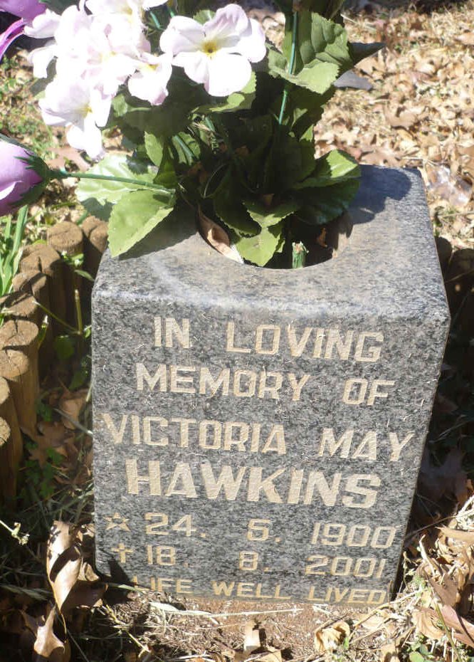 HAWKINS Victoria May 1900-2001