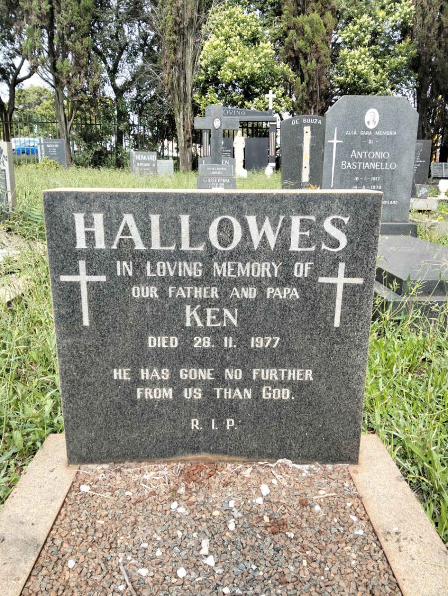 HALLOWES Ken -1977