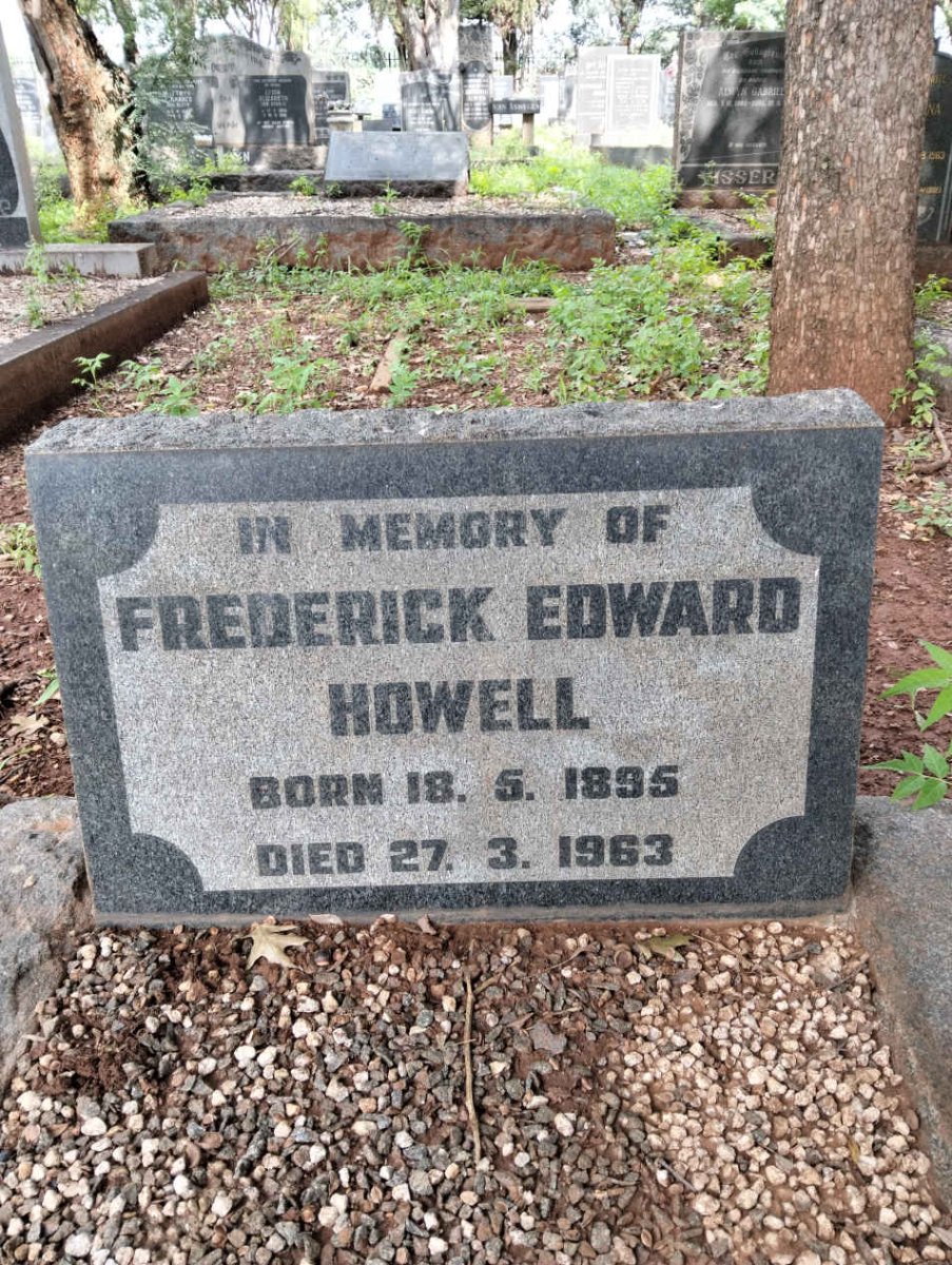 HOWELL Frederick Edward 1895-1963