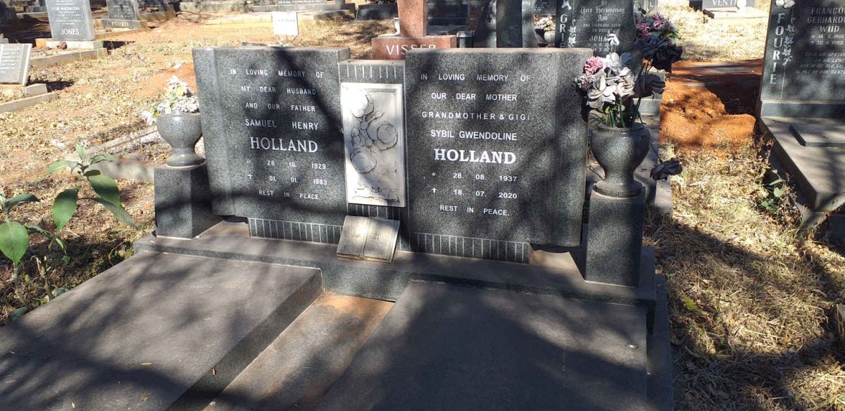 HOLLAND Samuel Henry 1929-1983 & Sybil Gwendoline 1937-2020