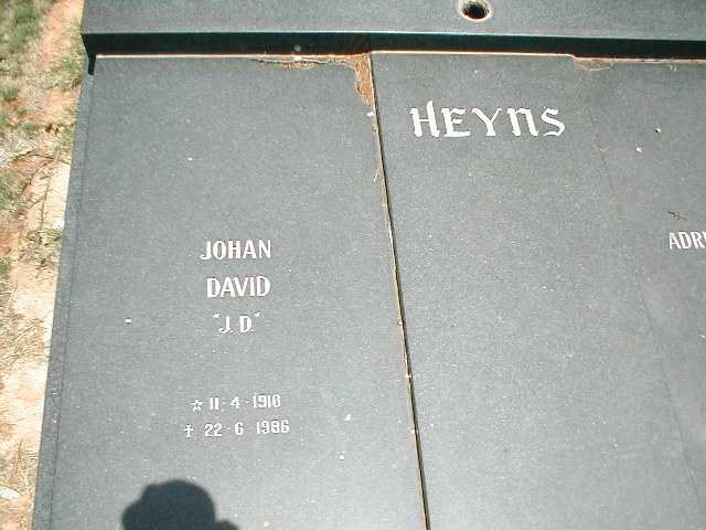 HEYNS Johan David 1910-1986 & Adriana Marthina Jacoba 1913-1987 _1