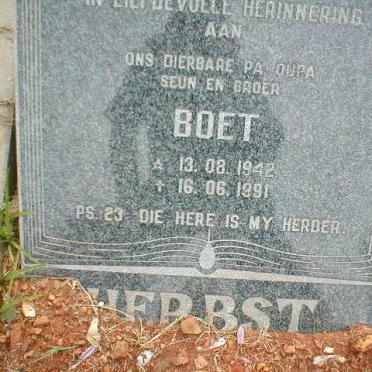 HERBST Boet 1942-1991