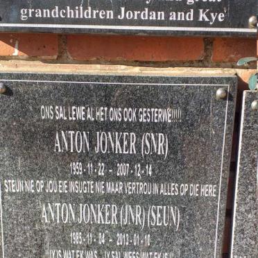 JONKER Anton 1959-2007 :: JONKER Anton 1985-2013
