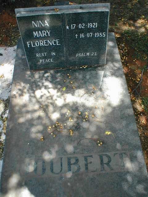 JOUBERT Nina Mary Florence 1921-1985