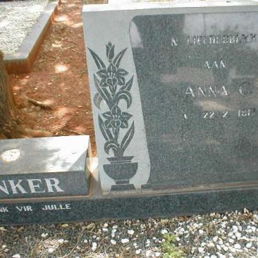JONKER Anna G. 1912-