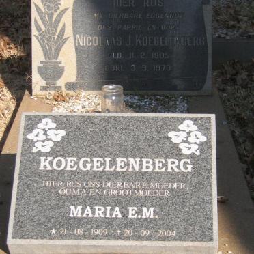 KOEGELENBERG Nicolaas J. 1905-1970 &amp; Maria E.M. 1909-2004