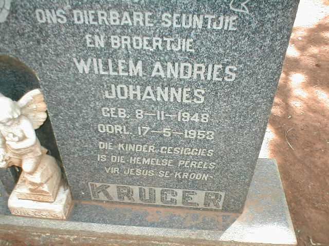KRUGER Willem Andries Johannes 1948-1953