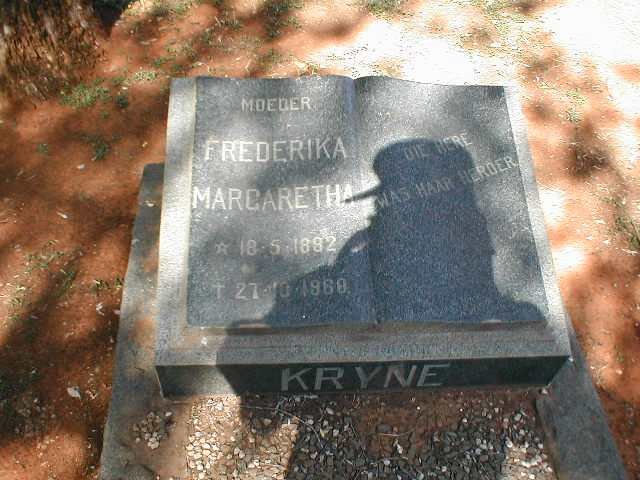 KRYNE Frederika Margaretha 1882-1968