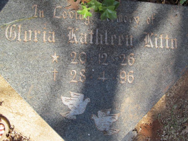 KITTO Gloria Kathleen 1926-1996