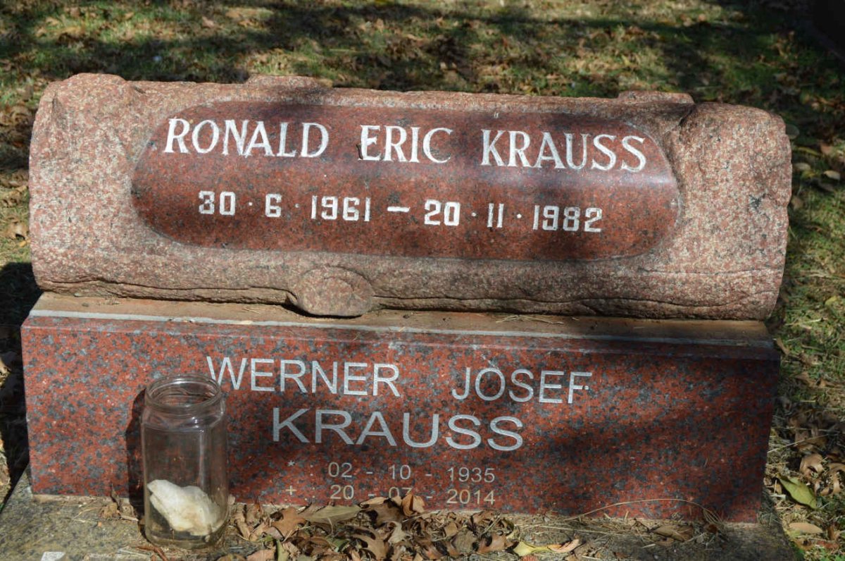 KRAUSS Werner Josef 1935-2014 :: KRAUSS Ronald Eric 1961-1982