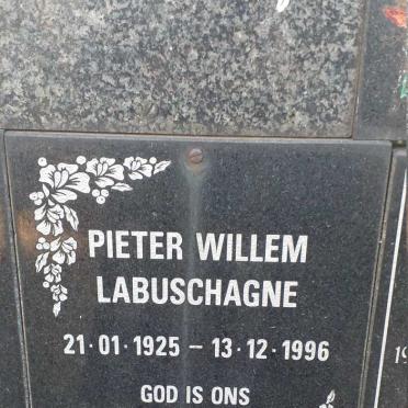 LABUSCHAGNE Pieter Willem 1925-1996