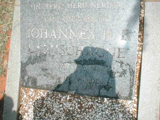 LABUSCHAGNE Johannes H.B. -1972