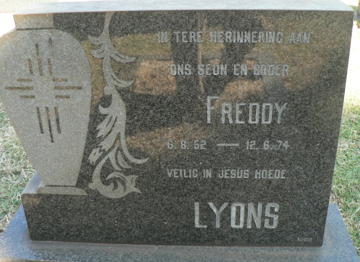 LYONS Freddy 1952-1974