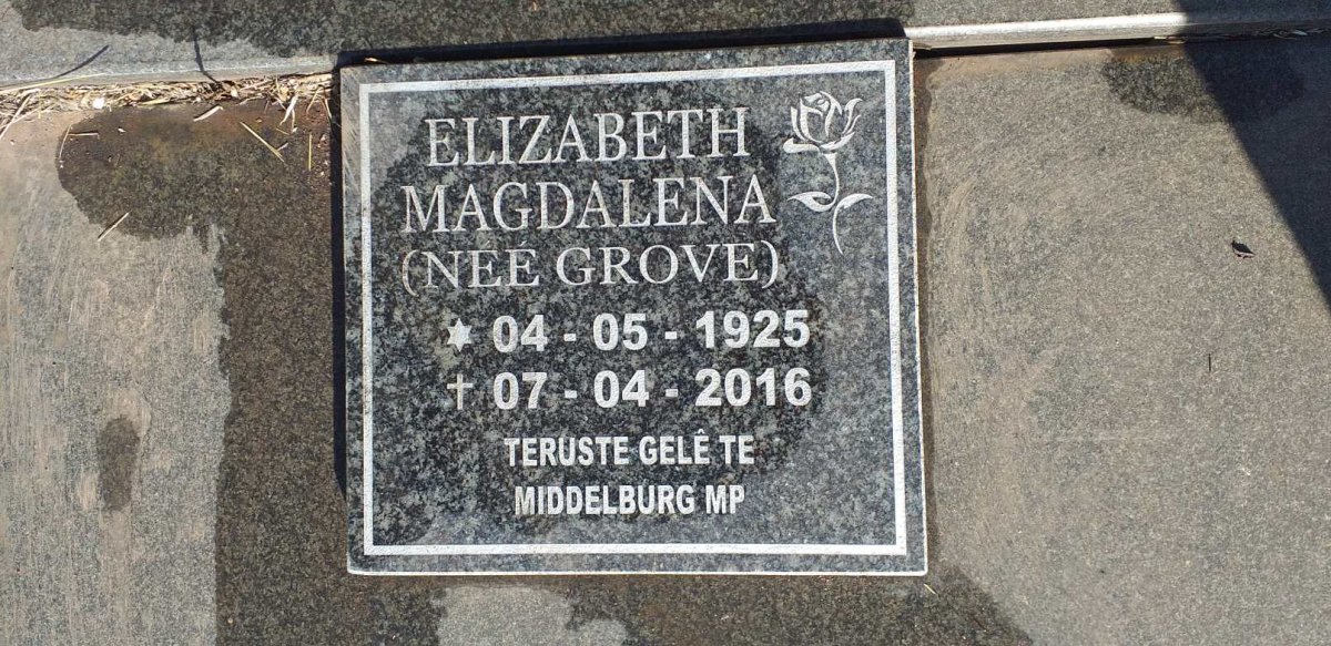 LIESCHING Jan Frederick Rykers van Rooyen 1921-1985 & Elizabeth Magdalena GROVE 1925-1916 _2