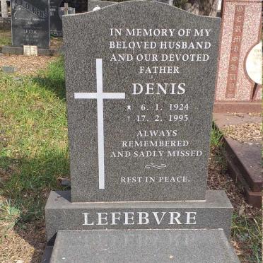 LEFEBVRE Denis 1924-1995 & Maria 1925-2018