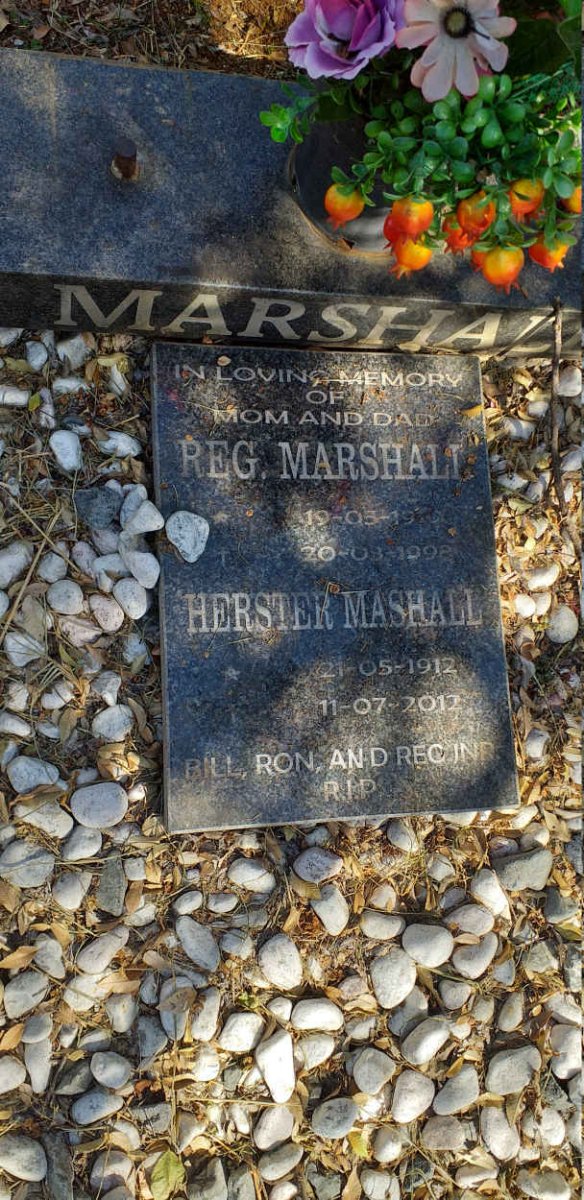 MARSHALL Reg 1910-1992 & Herster 1912-2012