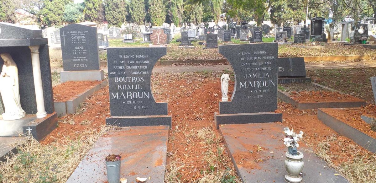 MAROUN Boutros Khalil 1901-1988 & Jamilia 1909-1998