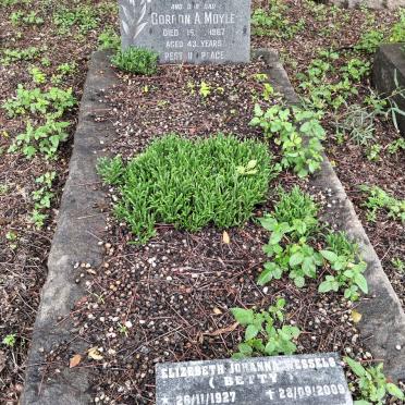 MOYLE Gordon A. -1967 :: WESSELS Elizebeth Johanna 1927-2009 :: MOYLE Daniel John 1949-2008 _1