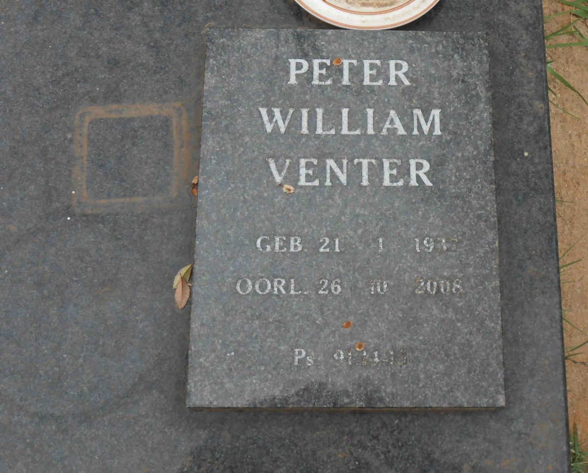 MYBURGH Susanna Wilhelmina 1914-2008 :: VENTER Peter William 193?-2008 _3