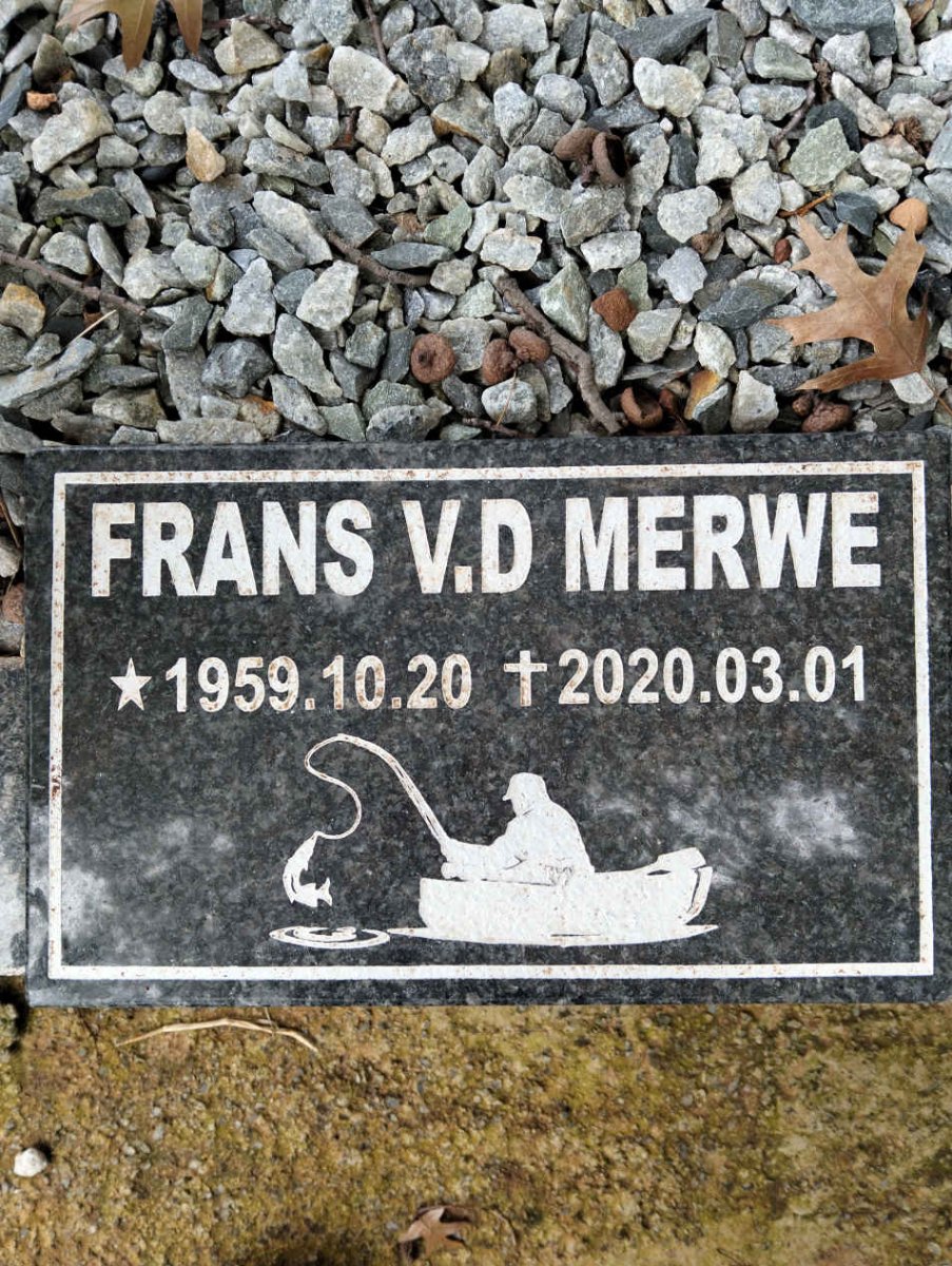 MERWE Frans, v.d. 1959-2020