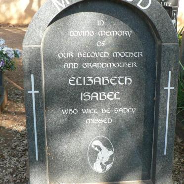 MOHAUD Elizabeth Isabel 1919-1997