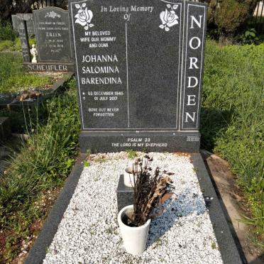 NORDEN Johanna Salomina Barendina 1945-2017