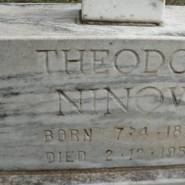 NINOW Theodor 1877-1958