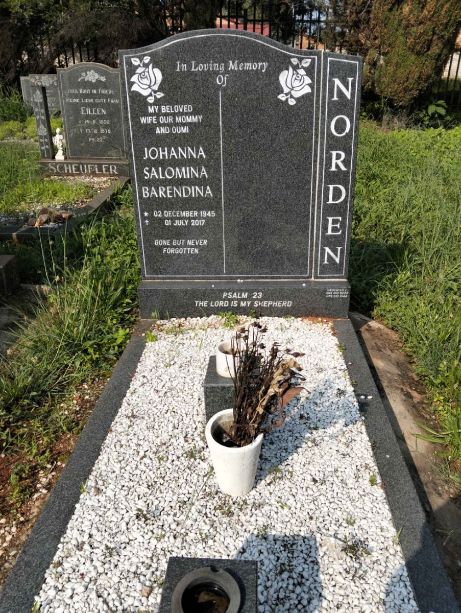 NORDEN Johanna Salomina Barendina 1945-2017