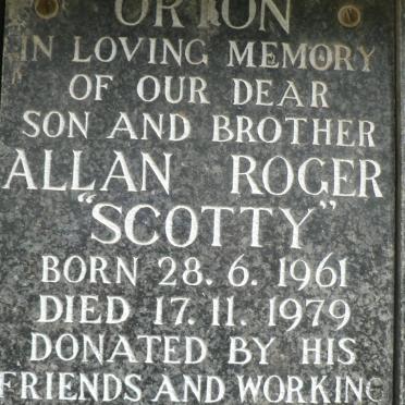 ORTON Allan Roger 1961-1979