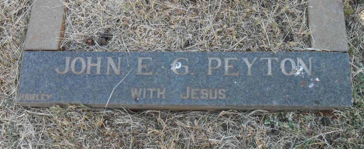 PEYTON John E.G.