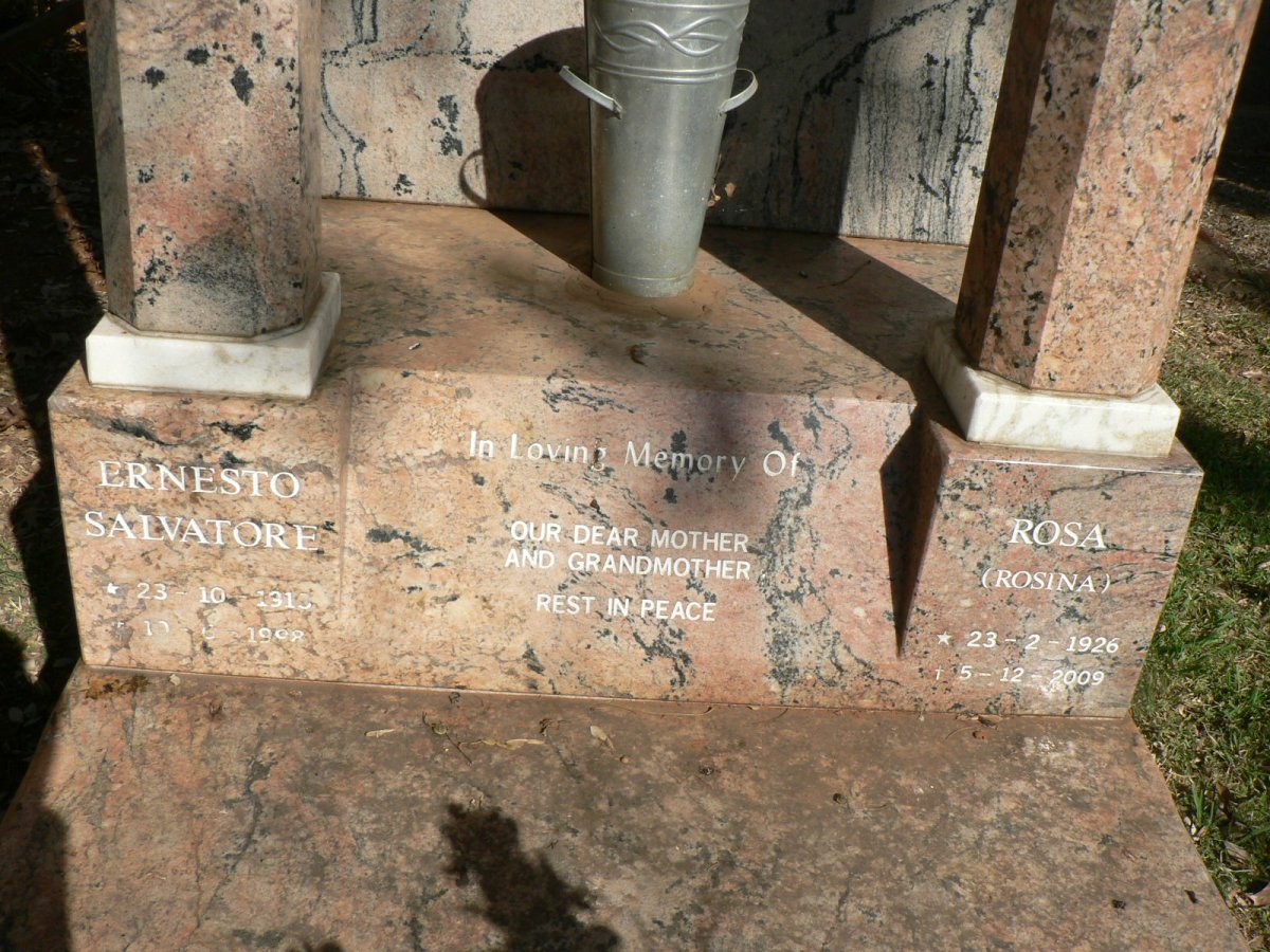 PONZIO Ernesto Salvatore 1913-1998 & Rosina 1926-2009 _2