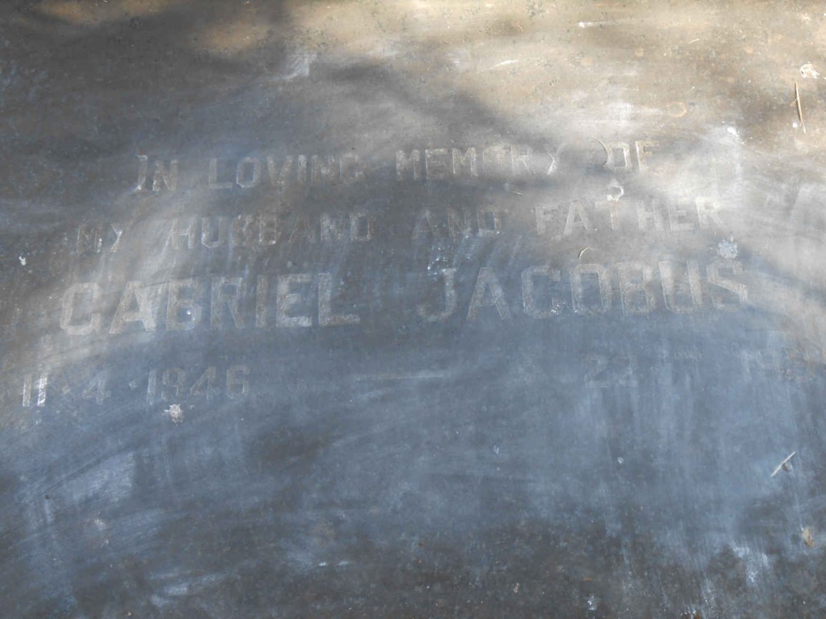 PERKINS Gabriel Jacobus 1946-1995 _2