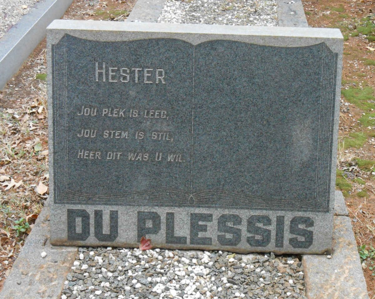 PLESSIS Hester, du