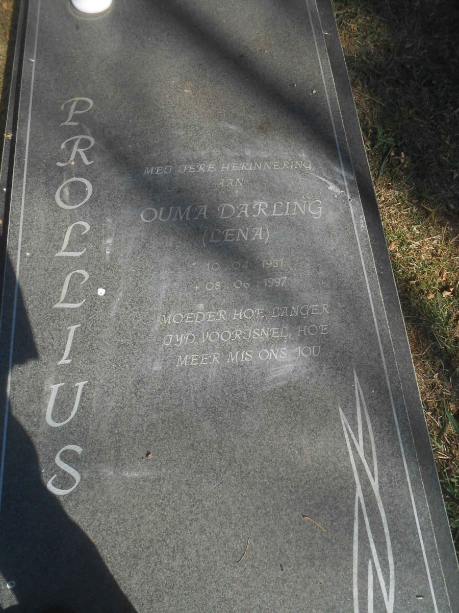PROLLIUS Lena 1931-1997