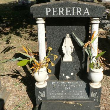 PEREIRA Ina 1973-1983
