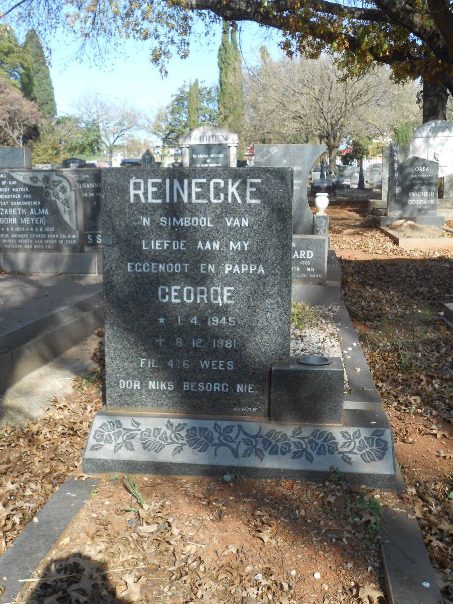 REINECKE George 1945-1981