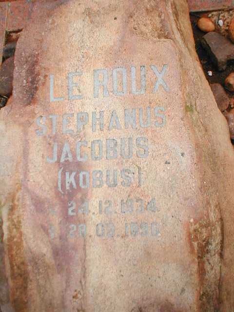 ROUX Stephanus Jacobus, le 1934-1996