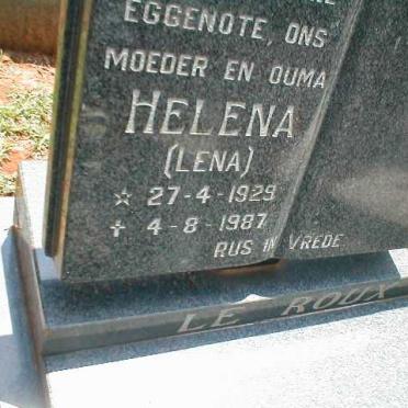 ROUX Helena, le 1929-1987