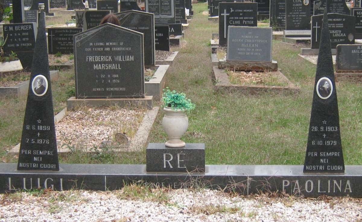 RE Luigi 1899-1976 &amp; Paolina 1903-1979