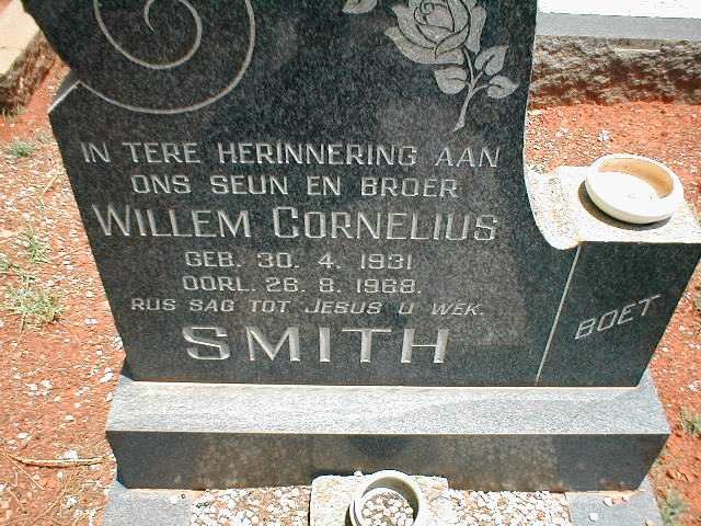 SMITH William Cornelius 1931-1968