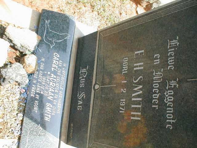 SMITH Carel Adriaan 1947-1999 &amp; E.H. – 1971