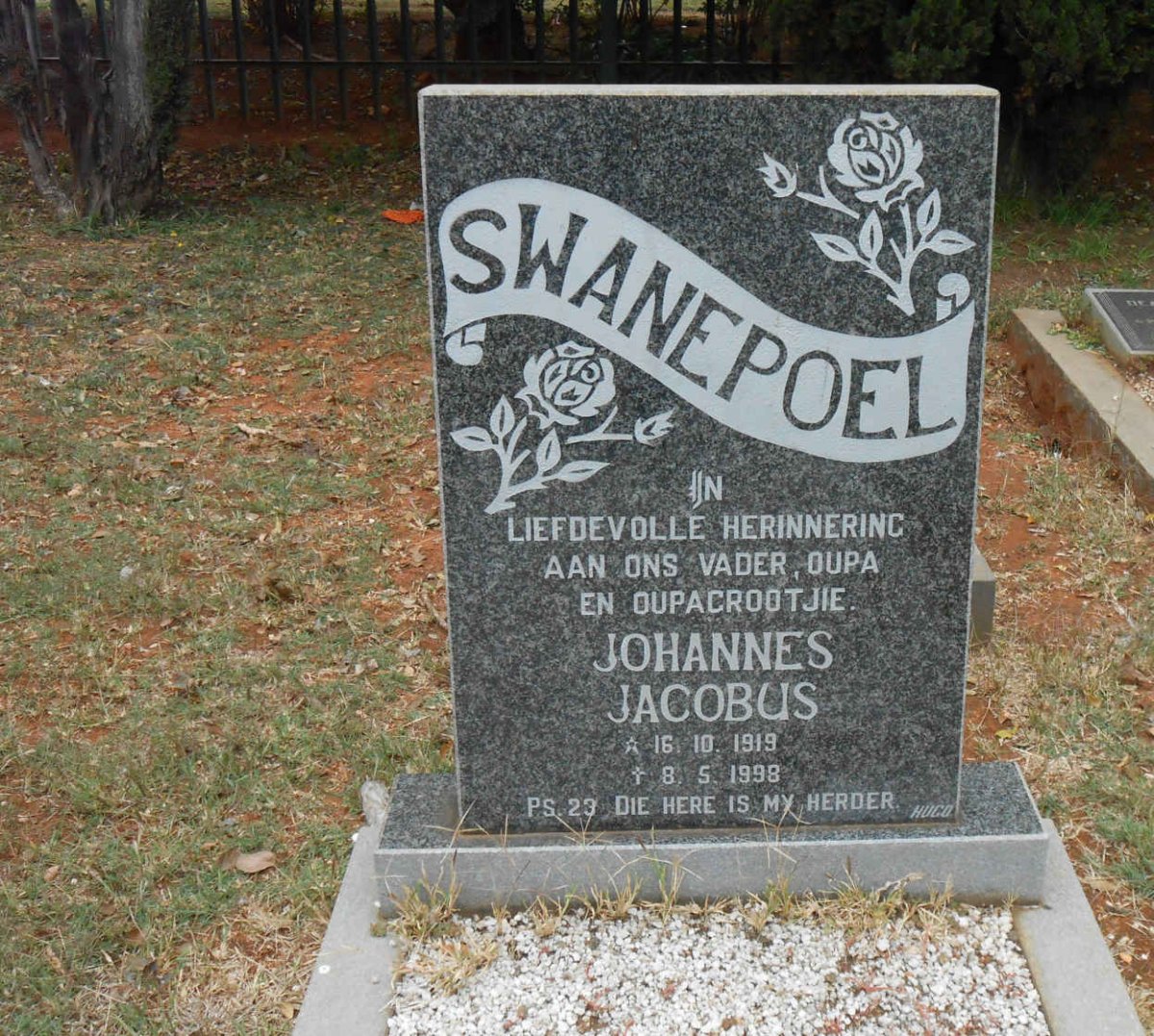 SWANEPOEL Johannes Jacobus 1919-1998