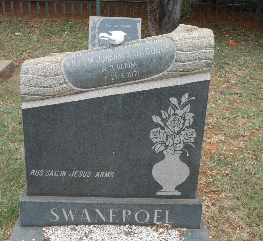 SWANEPOEL Willem Johannes Jacobus 1954-1971
