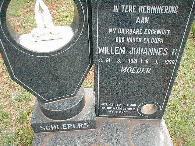 SCHEEPERS Willem Johannes G. 1921-1990