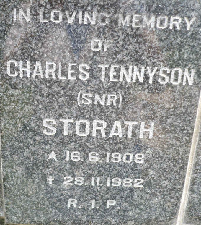 STORATH Charles Tennyson 1908-1982